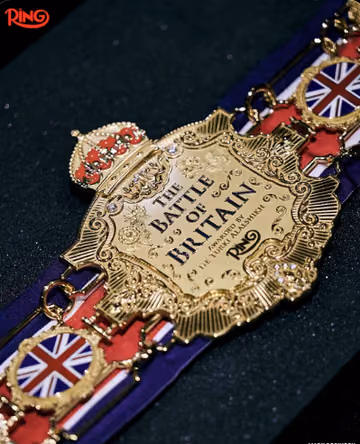 The Battle of Britain belt for the Fury vs Joshua winner